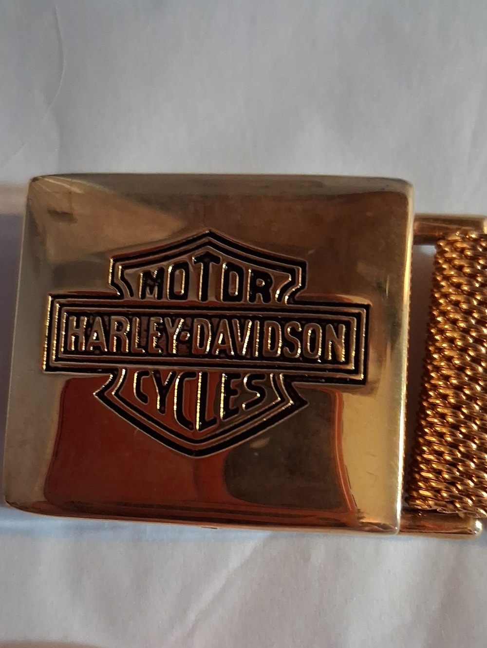 Harley-Davidson Womens Gold Belt -